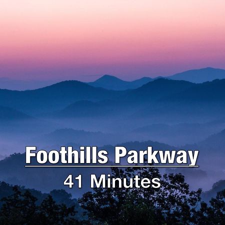 New Luxury Cabin With Stunning Mountainviews,Hottub, Firepit, Fireplace,2 Kingbeds, 2 Covereddecks,Bbqgrill, Shuffleboard And Pool Access سيفيرفيل المظهر الخارجي الصورة